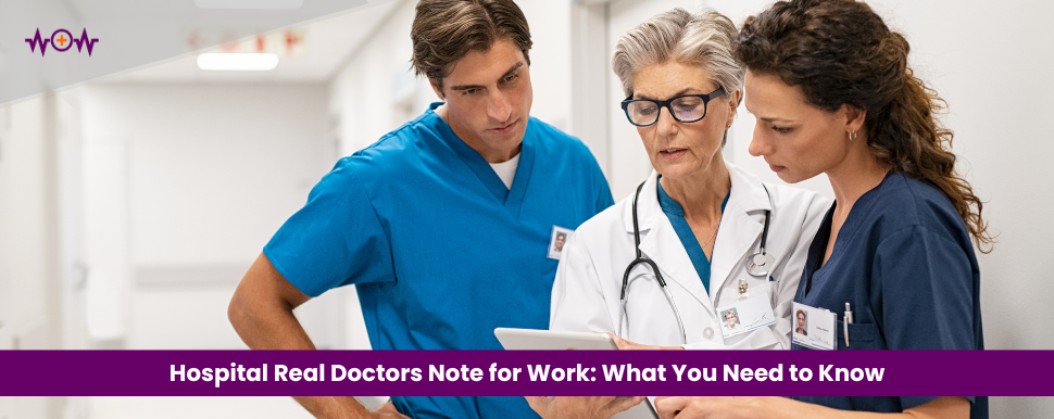 Hospital Real Doctors Note for Work: What You Need to Know